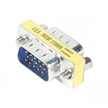 TECLINE Mini Gender Changer, 15-pin HD D-Sub uros-uros VGA:lle (50408)