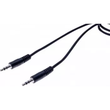 EXERTIS CONNECT 3,5 mm stereo-audiokaapeli uros-uros 1,5 m musta 108569