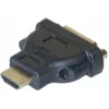 EXERTIS CONNECT HDMI - DVI-I sovitin, HDMI uros - DVI-I 24+5 naaras, musta 127951