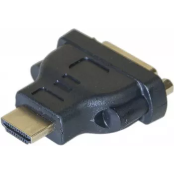 EXERTIS CONNECT HDMI - DVI-I sovitin, HDMI uros - DVI-I 24+5 naaras, musta 127951