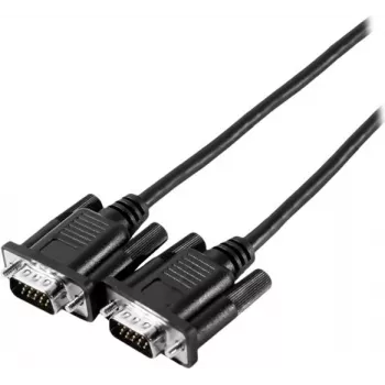 EXERTIS CONNECT SVGA-näyttökaapeli Eco, 15-pin HD D-Sub uros-uros, 10,0 m, musta 117740