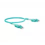 EXERTIS CONNECT Uniboot LWL-patchkaapeli, 50/125 µm, OM3, LC Duplex/LC Duplex, UPC, aqua, 1,0 m (392941)