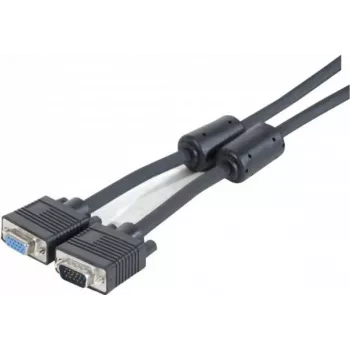 EXERTIS CONNECT SVGA-näyttökaapeli, 15-pin HD D-Sub uros/naaras, 10,0 m, musta 119840