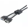 EXERTIS CONNECT SVGA-näyttökaapeli, 15-pin HD D-Sub uros/naaras, 10,0 m, musta 119840