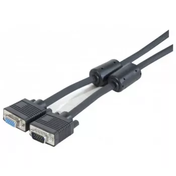 EXERTIS CONNECT SVGA-näyttökaapeli, 15-pin HD D-Sub uros/naaras, 10,0 m, musta 119840
