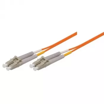 TECLINE OM1 kuitu-patchkaapeli LC Duplex – LC Duplex, 62,5/125 µm, oranssi, 30 m 86330