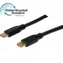 Exertis Connect DisplayPort 2.1 -kaapeli UHBR13.5 GRS uros–uros 3 m musta 127243