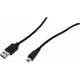 Exertis Connect USB 2.0 -kaapeli, USB-A uros – Mini-USB Type-B uros, 5,0 m, musta 532418