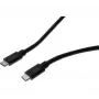 EXERTIS CONNECT USB 3.2 Gen 2x2 -kaapeli 20 Gbps / 240W USB-C – USB-C, musta, 1,5 m (532650)