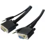 EXERTIS CONNECT S-VGA-näyttökaapeli äänellä, 15-pin HD D-Sub uros–uros, 5,0 m, musta 137221