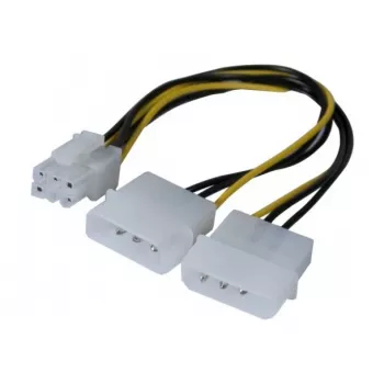 EXERTIS CONNECT Molex-PCI-E-virtasovitinkaapeli, 25 cm 146691