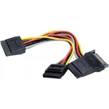 EXERTIS CONNECT SATA-virtahaaroituskaapeli 15-pin - 3x SATA HDD - suora 147563