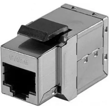 EXERTIS CONNECT Cat.6 Keystone-liitin RJ45 naaras - RJ45 naaras, valkoinen (272240)