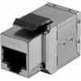 EXERTIS CONNECT Cat.6 Keystone-liitin RJ45 naaras - RJ45 naaras, valkoinen (272240)