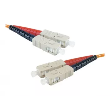 EXERTIS CONNECT OM2 SC Duplex kuitu-patchkaapeli, 50/125 µm, LSZH, oranssi, 5 m 392694