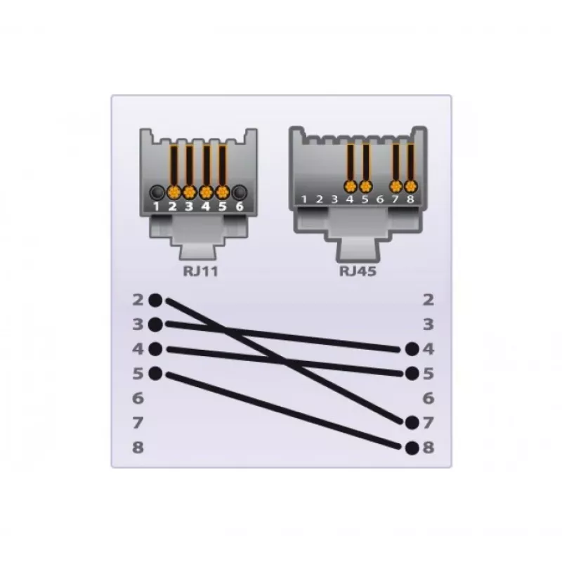 EXERTIS CONNECT puhelinkaapeli, musta, 1,0 m (EXC284998)