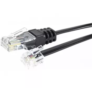 EXERTIS CONNECT puhelinkaapeli RJ11 uros - RJ45 uros musta 10 m EXC285011