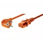 EXERTIS CONNECT 1,8 m oranssi kulmikas Schuko-IEC-C13-virtakaapeli 808072