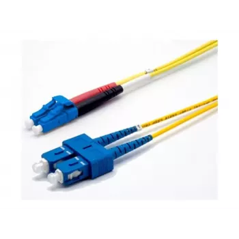 Ekivalan OS2 Duplex -patchkaapeli, 9/125 µm, LC/SC, keltainen, 2,0 m COZ008DCLC2SJ0020A