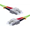 EXERTIS CONNECT OM5 SC Duplex - SC Duplex kuitu-patchkaapeli, 50/125 µm, LSZH, limetinvihreä, 10 m 392906