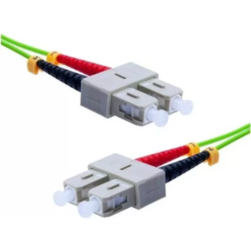 EXERTIS CONNECT OM5 SC Duplex - SC Duplex kuitu-patchkaapeli, 50/125 µm, LSZH, limetinvihreä, 10 m 392906