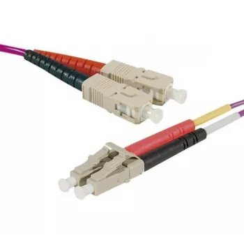 Exertis Connect 5 m SC/UPC - LC/UPC monimuoto OM2 Duplex kuitu-patchkaapeli, LSZH, oranssi 392684