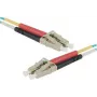 EXERTIS CONNECT HD OM3 LC Duplex kuitu-patchkaapeli, 50/125 µm, aqua, 0,5 m 392720