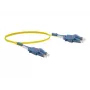Exertis Connect LC/UPC - LC/UPC yksimuoto OS2 Duplex kuitu-patchkaapeli, 10 m, keltainen, LSZH 392936