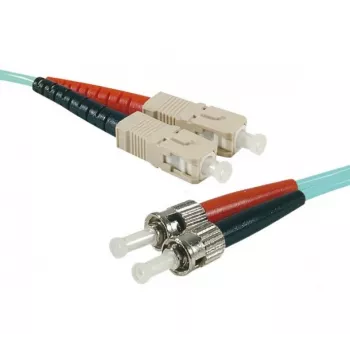 Exertis Connect HD OM3 kuitu-patchkaapeli, 50/125 µm, 2x ST - SC Duplex, aqua, 15 m 392767