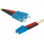 EXERTIS CONNECT kuitu-patchkaapeli Eco OS2 SC Duplex - LC Duplex 3 m keltainen 392863