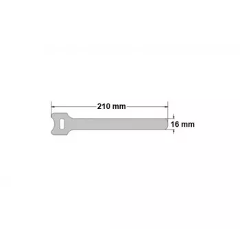 Exertis Connect tarranauha-kaapelisidessarja, 210 mm x 16 mm, 15 kpl, 5 väriä (musta, sininen, vihreä, keltainen, punainen)
