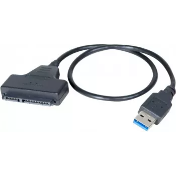 Exertis Connect 508305 USB 3.0 - SATA -sovitin 2,5 tuuman SSD/HDD-levylle, musta