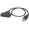 Exertis Connect 508305 USB 3.0 - SATA -sovitin 2,5 tuuman SSD/HDD-levylle, musta