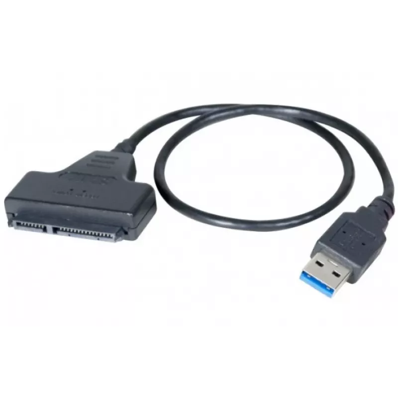 Exertis Connect 508305 USB 3.0 - SATA -sovitin 2,5 tuuman SSD/HDD-levylle, musta