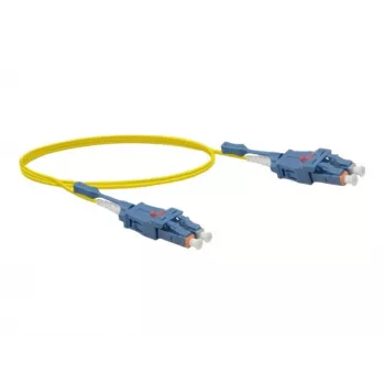 EXERTIS CONNECT LC/UPC - LC/UPC Uniboot Duplex yksimuoto OS2 kuitu-patchkaapeli, 3 m, keltainen, halogeeniton 392933