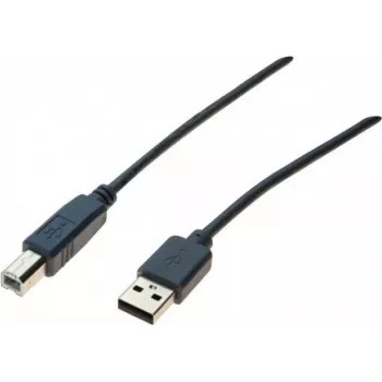 Exertis Connect USB 2.0 -kaapeli USB-A uros – USB-B uros 1,0 m harmaa 532407