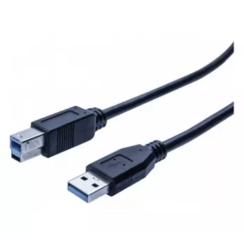 Exertis Connect USB 3.0 Type-A uros – Type-B uros -kaapeli, 0,5 m, musta 532463