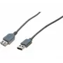 Exertis Connect USB 2.0 -jatkokaapeli – USB-A uros – USB-A naaras, 3 m, harmaa 532509