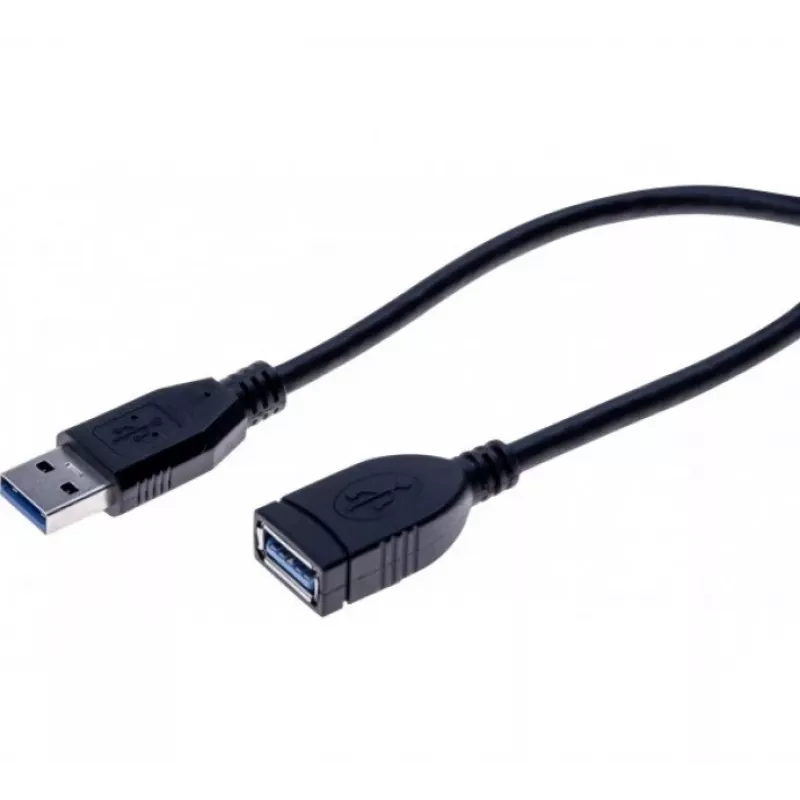 EXERTIS CONNECT Tecline 532462 USB 3.2 Gen 1 -kaapeli, USB-A – USB-B, 3 m, musta