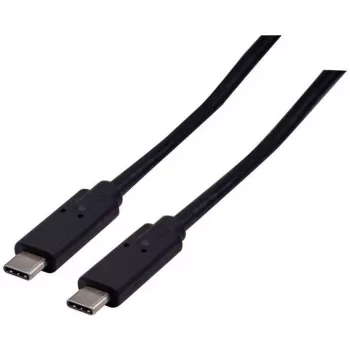 EXERTIS CONNECT USB 3.2 Gen 2x2 -kaapeli 20 Gbps / 240W USB-C - USB-C, musta, 1,0 m (532649)