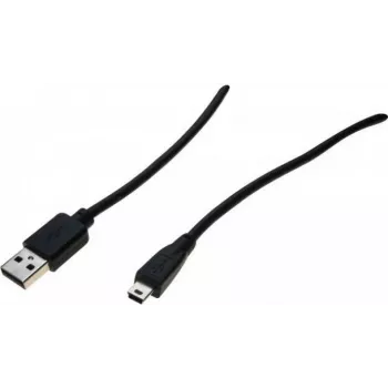 Exertis Connect USB 2.0 -kaapeli – USB-A uros – Mini-USB Type-B uros – 1,5 m – musta 532515