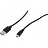 Exertis Connect USB 2.0 -kaapeli – USB-A uros – Mini-USB Type-B uros – 1,5 m – musta 532515