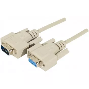 EXERTIS CONNECT D-Sub 9-pin sarjaportin jatkokaapeli, uros – naaras, 10 m, musta 580261