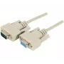 EXERTIS CONNECT D-Sub 9-pin sarjaportin jatkokaapeli, uros – naaras, 10 m, musta 580261