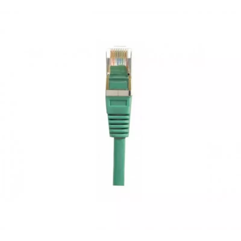 EXERTIS CONNECT Cat.6 F/UTP patch-kaapeli, 20 m, vihreä, RJ45, Snagless Slim Boot 853329
