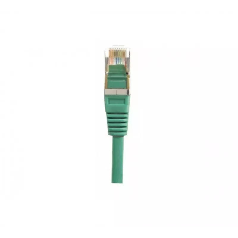 EXERTIS CONNECT Cat.6 F/UTP -patch-kaapeli, 25 m, vihreä, RJ45, ohut taittosuojattu 853330