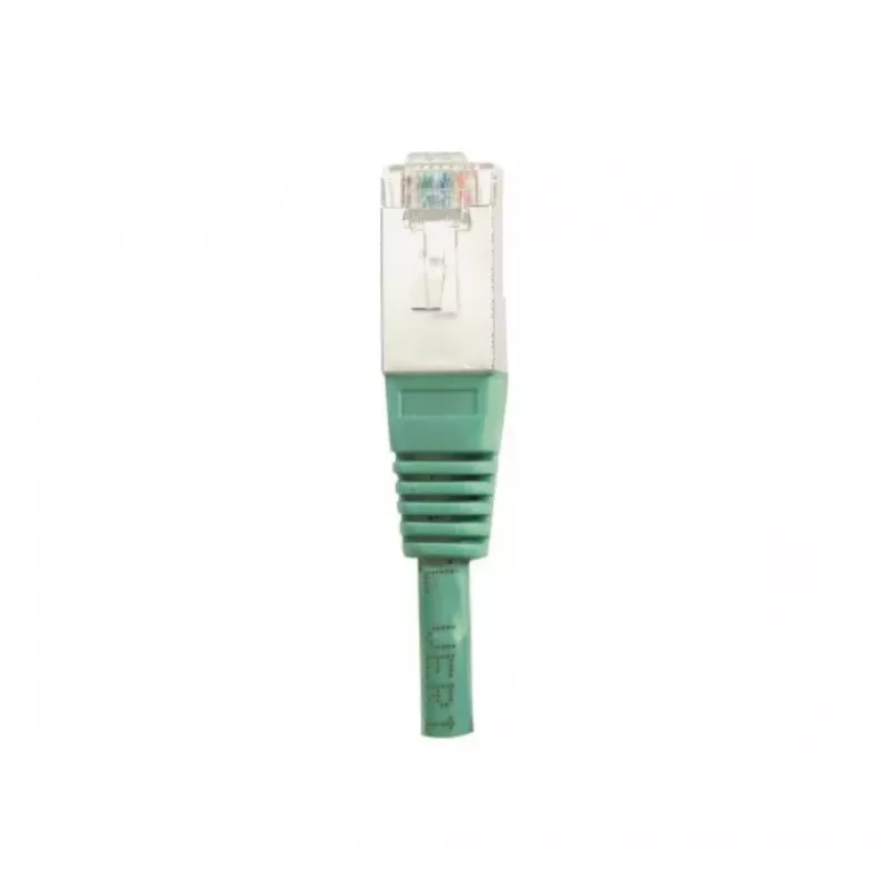 EXERTIS CONNECT Cat.6 F/UTP -patch-kaapeli, 25 m, vihreä, RJ45, ohut taittosuojattu 853330