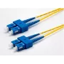 Ekivalan OS2 Duplex -patch-kaapeli SC/SC, 9/125 µm, keltainen, 1,0 m COZ008DCDC2SJ0010A