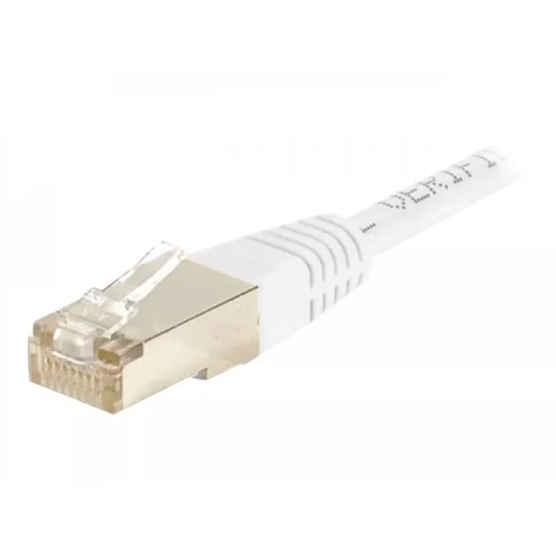 Exertis Connect 853815 Cat6 F/UTP -verkkopatch-kaapeli, 5 m, valkoinen