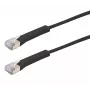 Exertis Connect Cat. 6A F/FTP kulmikas patch-kaapeli, halogeeniton, musta, 0,3 m (854011)